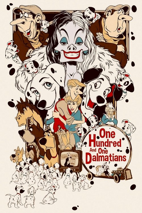 One Hundred and One Dalmatians Poster